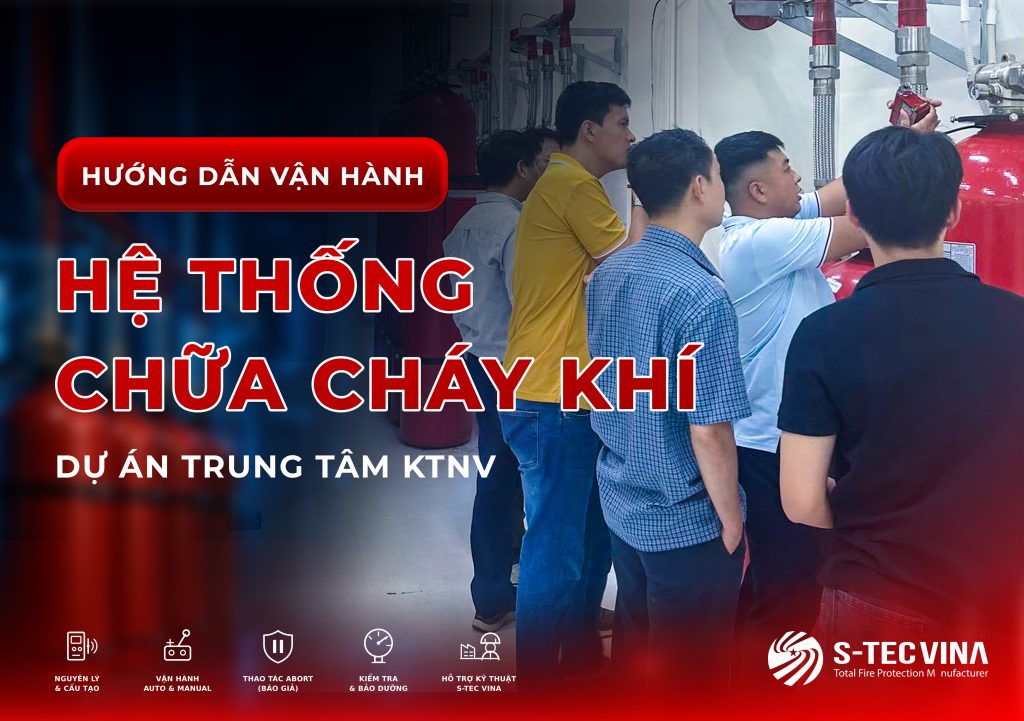 Toàn cảnh buổi đào tạo vận hành hệ thống chữa cháy khí tại Dự án Trung tâm Kỹ thuật Nghiệp vụ Bộ Công An