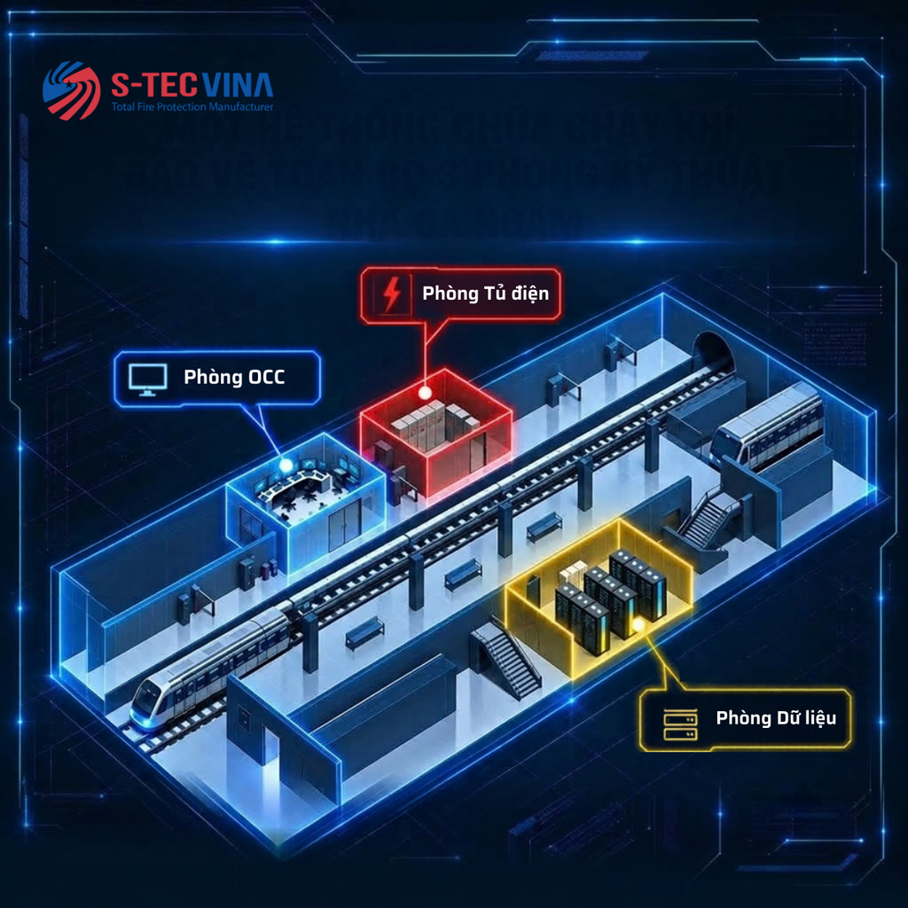 Phân Vùng Bảo Vệ Hệ Thống Chữa Cháy Trung Tâm Dữ Liệu Data Center
