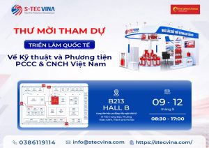 S-TEC VINA tại Triển lãm PCCC & CNCH Việt Nam 2026 gian hàng B213